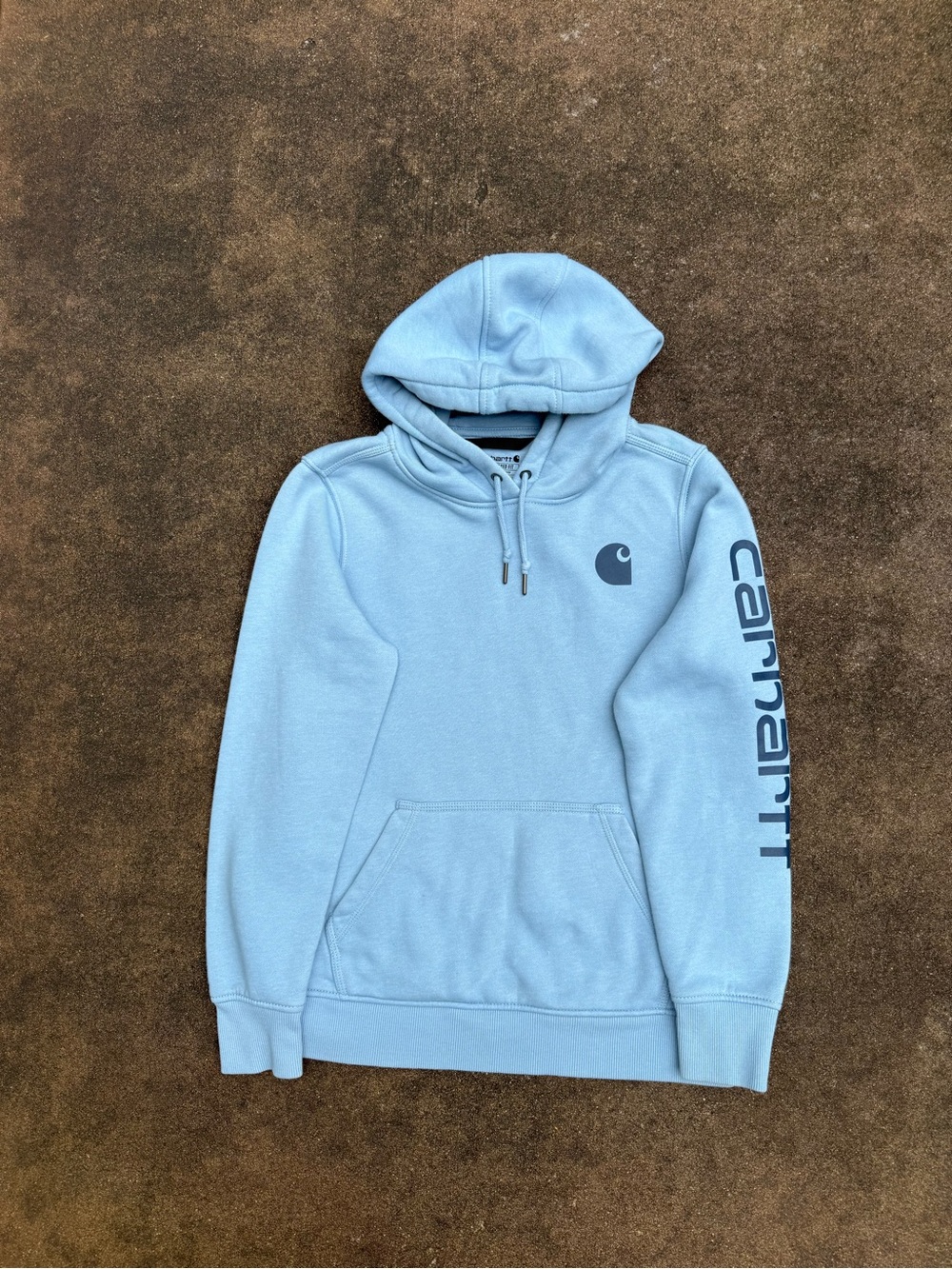 Carhartt Light Blue Hooded Sweatshirt - Women’s Medium